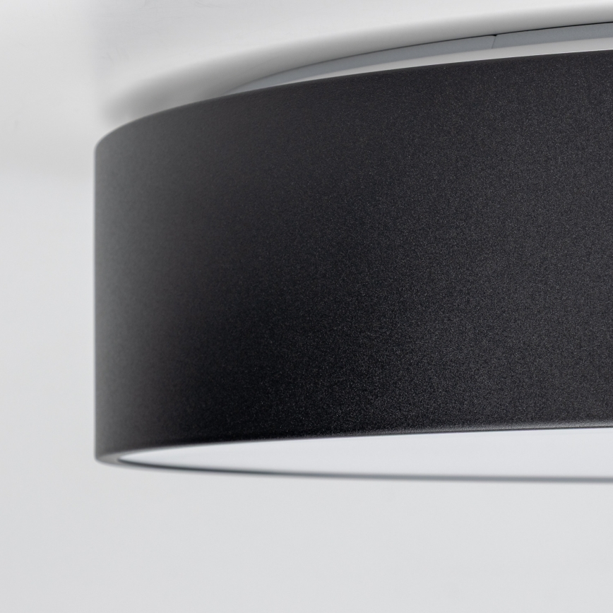Brilagi - Badeværelsesloftlampe POOL 5 x E27 / 15 W / 230 V Ø 60 cm IP54 sort
