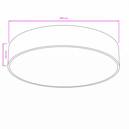 Brilagi - Badeværelsesloftlampe POOL 5xE27/15W/230V Ø 60 cm IP54 beige