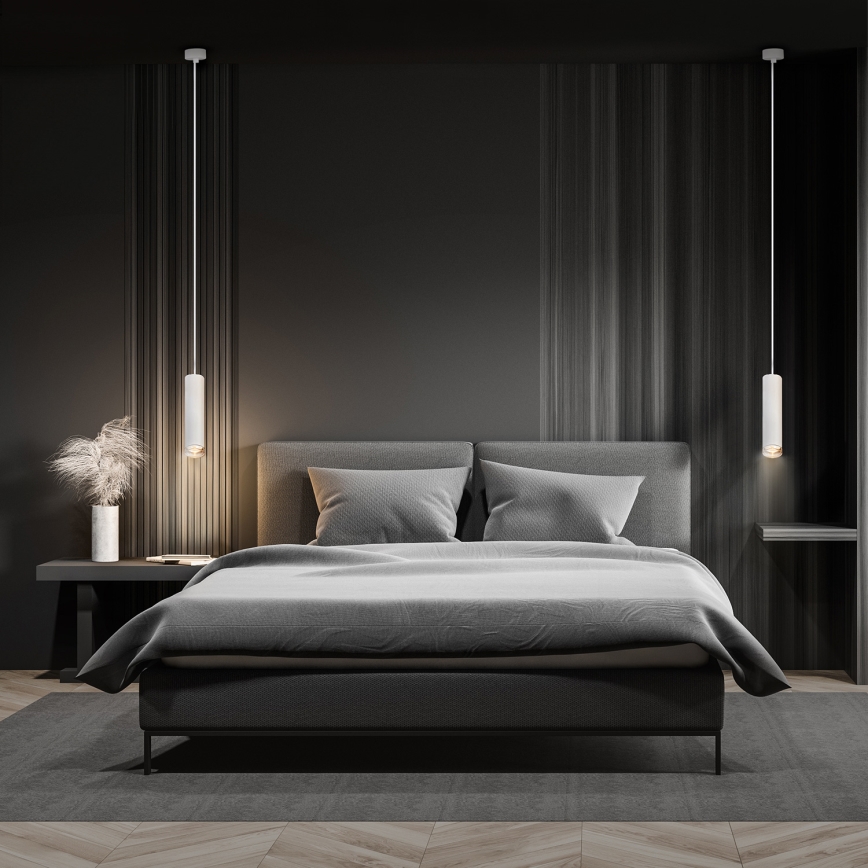 Brilagi - Badeværelsespendel SELE AQUA 1xGU10/30W/230V IP44 hvid