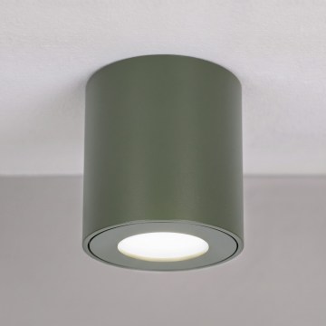 BRILAGI - Badeværelsesspot MIA 1xGU10/30W/230V 60x82 mm 84x80 mm mørkegrøn IP54
