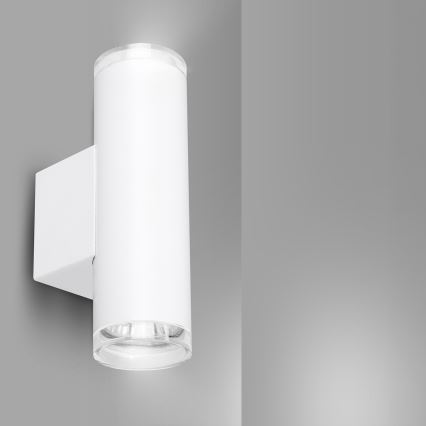 Brilagi - Badeværelses vægspot SELE AQUA 2xGU10/30W/230V IP44 hvid