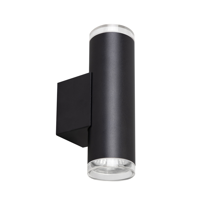 Brilagi - Badeværelses vægspot SELE AQUA 2xGU10/30W/230V IP44 sort