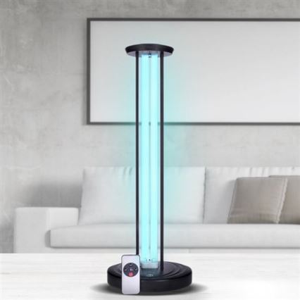 Brilagi - Bakteriedræbende lampe UVC/100W/230V + fjernbetjening