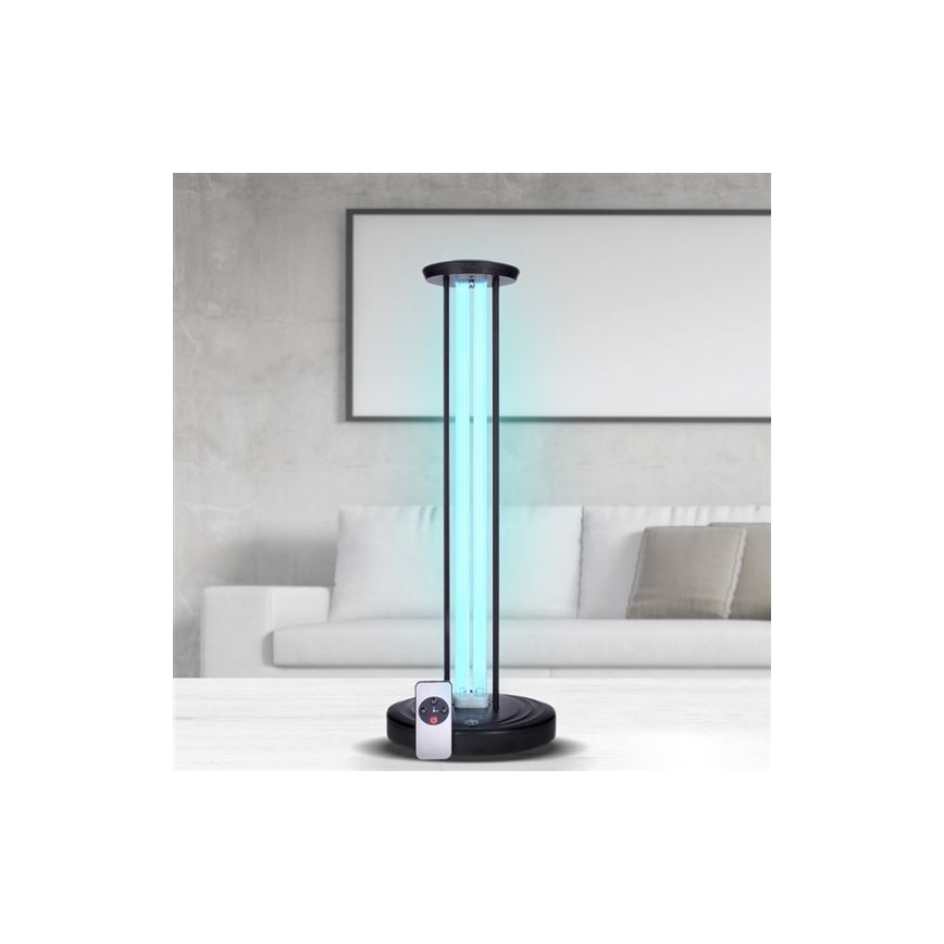 Brilagi - Bakteriedræbende lampe UVC/100W/230V + fjernbetjening