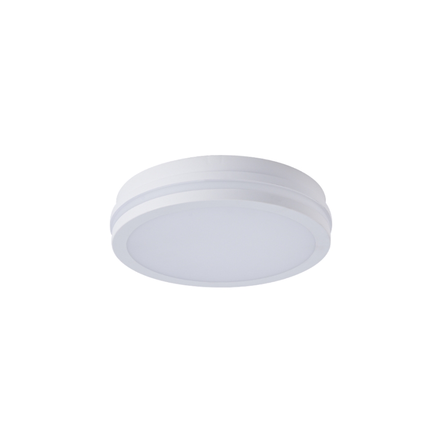 Brilagi - Udendørs loftlampe med indbygget sensor, BENE LED/24W/230V, Ø 26 cm, hvid, IP54