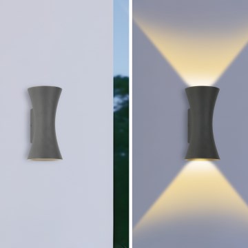 Brilagi - BICON LED Udes Lysarmatur 10W/230V Antracit IP44
