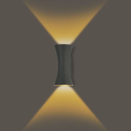 Brilagi - BICON LED Udes Lysarmatur 10W/230V Antracit IP44