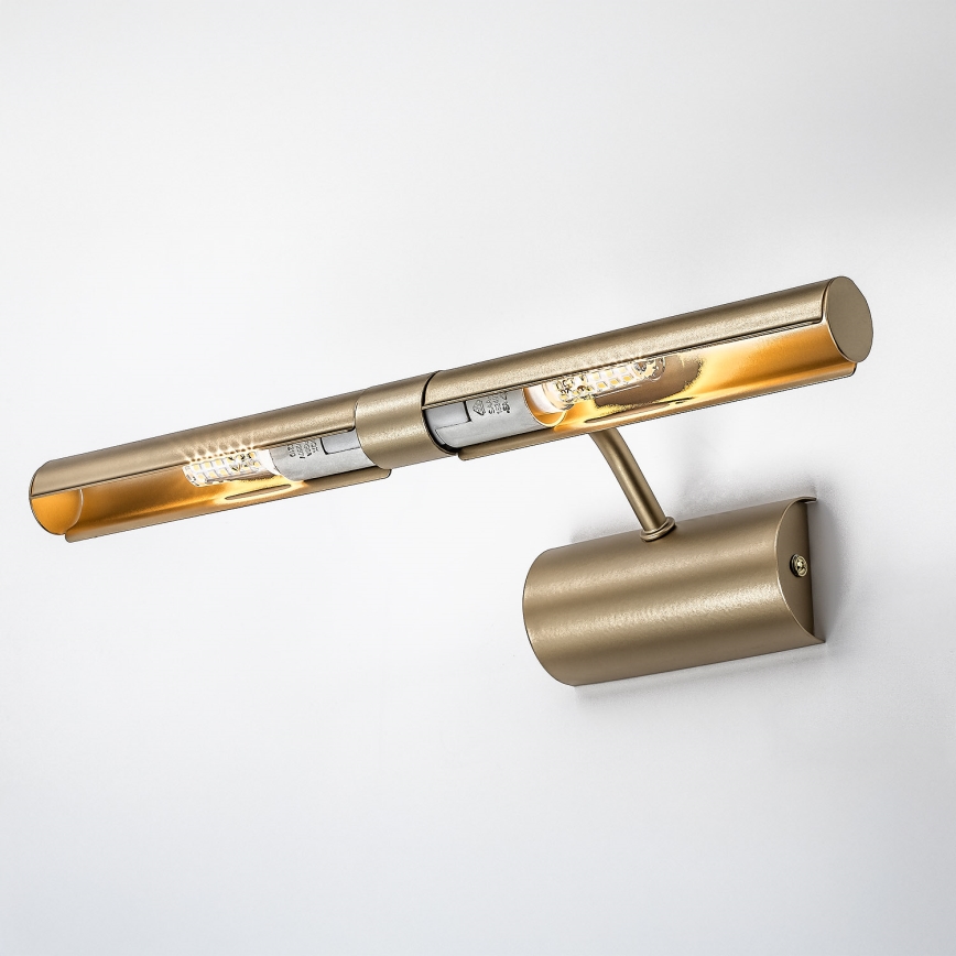 Brilagi - Billedlampe DANAE 2xE14/40W/230V guld