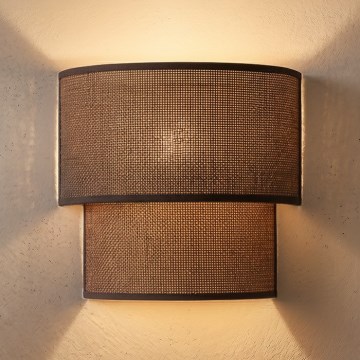 Brilagi - BOHO ECO LED-væglampe 1xE27/10W/230V, brun