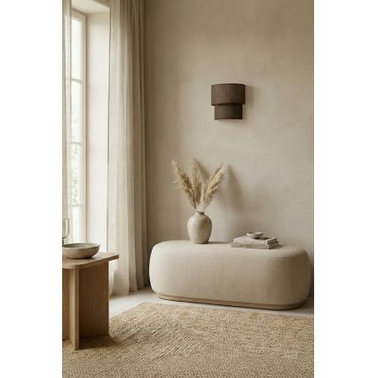 Brilagi - BOHO ECO LED-væglampe 1xE27/10W/230V, brun