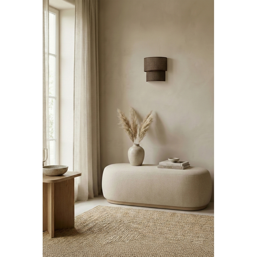 Brilagi - BOHO ECO LED-væglampe 1xE27/10W/230V, brun