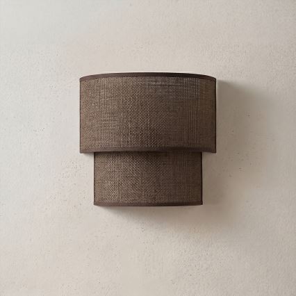 Brilagi - BOHO ECO LED-væglampe 1xE27/10W/230V, brun
