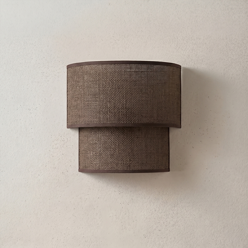 Brilagi - BOHO ECO LED-væglampe 1xE27/10W/230V, brun