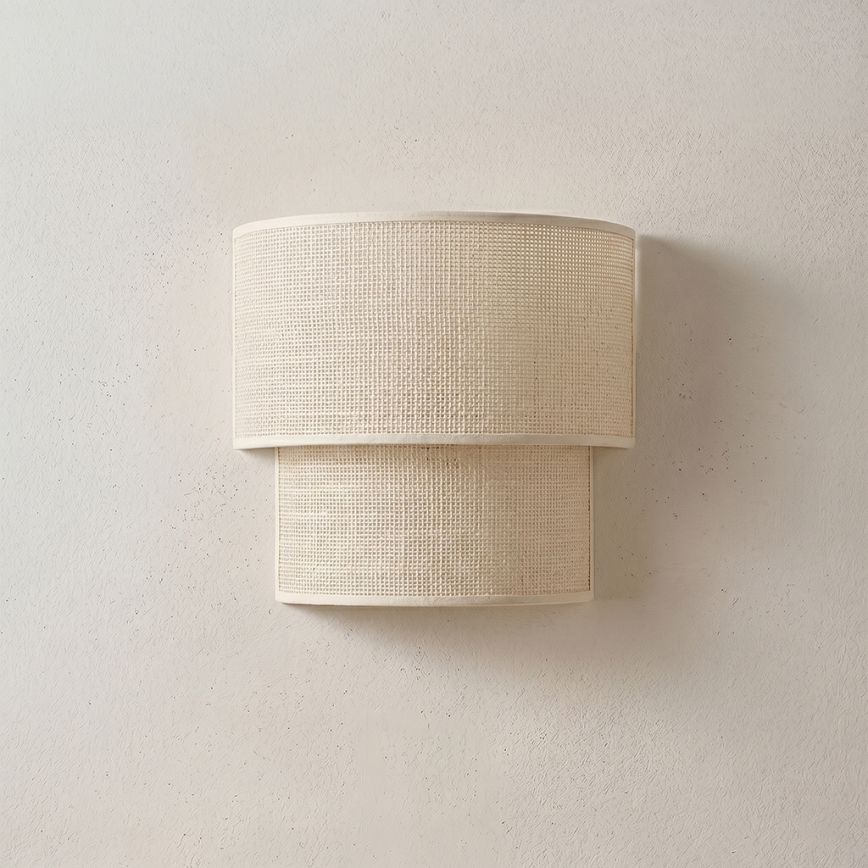 Brilagi - BOHO ECO LED-væglampe 1xE27/10W/230V cremefarvet
