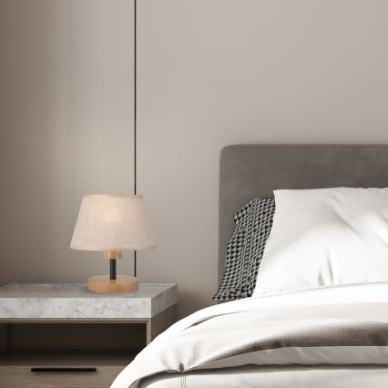 Brilagi - Bordlampe ANTHONY 1xE27/60W/230V eg/beige