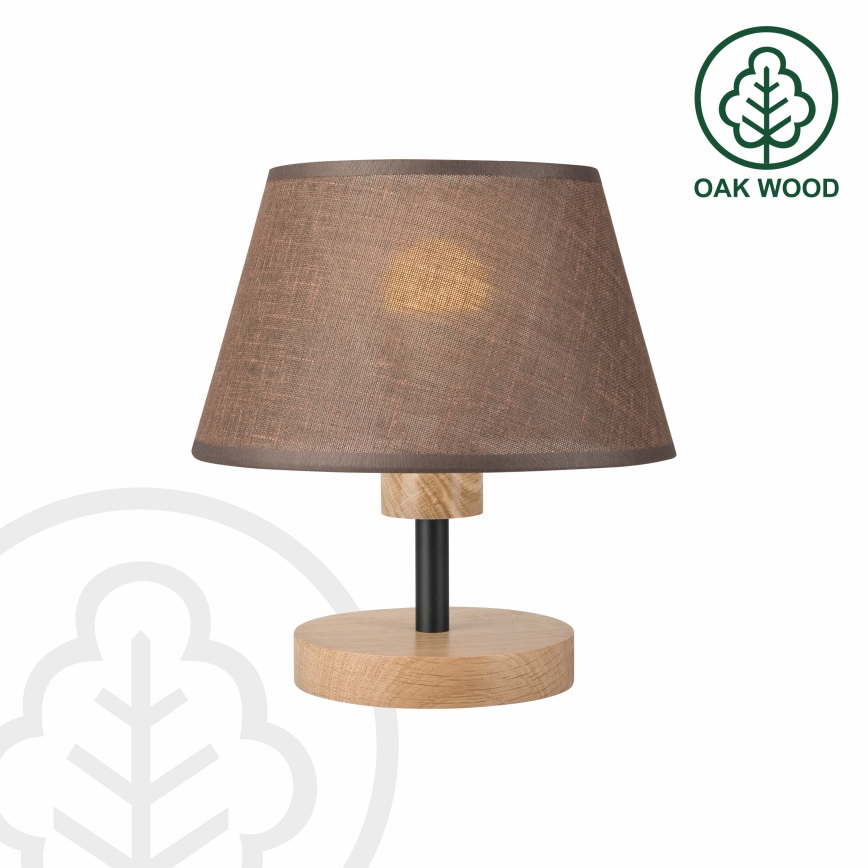 Brilagi - Bordlampe ANTHONY 1xE27/60W/230V eg/brun