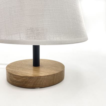 Brilagi - Bordlampe ANTHONY 1xE27/60W/230V eg/hvid