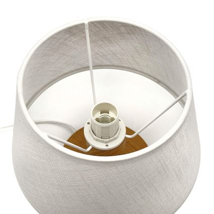 Brilagi - Bordlampe ANTHONY 1xE27/60W/230V eg/hvid