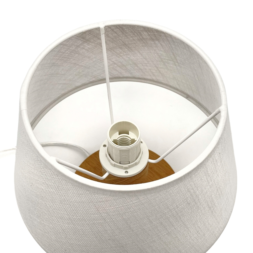 Brilagi - Bordlampe ANTHONY 1xE27/60W/230V eg/hvid