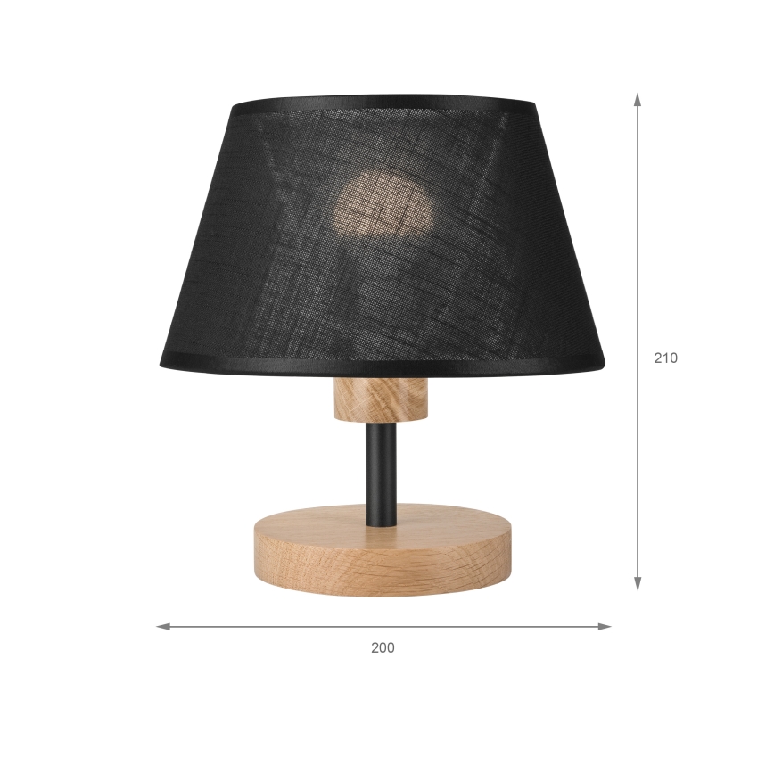 Brilagi - Bordlampe ANTHONY 1xE27/60W/230V eg/sort