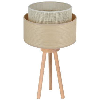 Brilagi - Bordlampe ARIZONA BOHO 1xE27/15W/230V beige