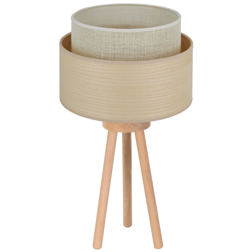 Brilagi - Bordlampe ARIZONA BOHO 1xE27/15W/230V beige