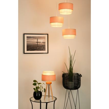 Brilagi - Bordlampe ARIZONA BOHO 1xE27/15W/230V beige