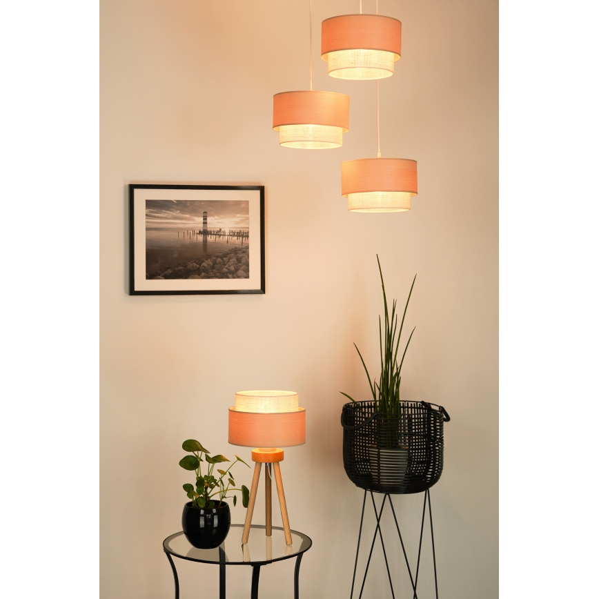 Brilagi - Bordlampe ARIZONA BOHO 1xE27/15W/230V beige