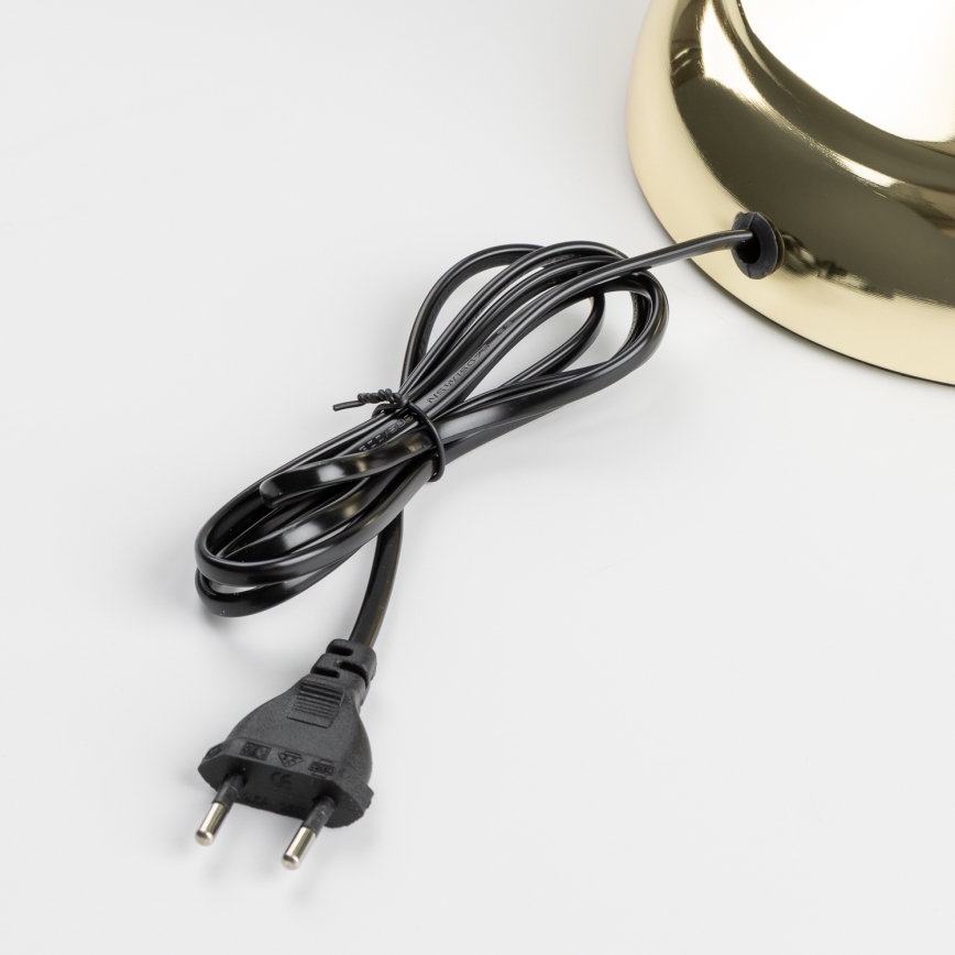 Brilagi - Bordlampe BANK OFFICE 1xE27/60W/230V guld/grøn
