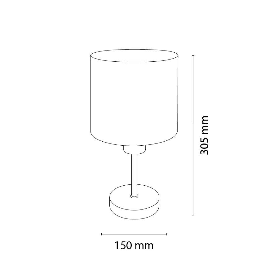 Brilagi - Børnebordlampe BOBO WOOD 1xE27/25W/230V eg/sort/creme/kaninmotiv