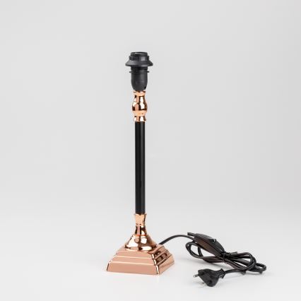 Brilagi - Bordlampe CERIA 1xE14/40W/230V sort/kobber/grå