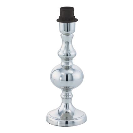 BRILAGI - Bordlampe CERIA 1xE27/60W/230V Ø 30 cm blank krom/hvid