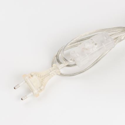 Brilagi - Bordlampe CERIA 1xE27/60W/230V Ø 30 cm poleret krom/sort