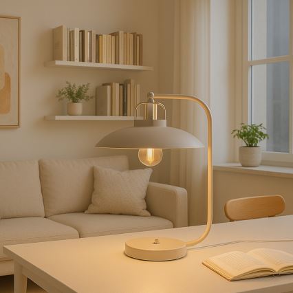 Brilagi - Bordlampe FLAMENGO 1xE27/60W/230V beige