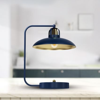 Brilagi - Bordlampe FLAMENGO 1xE27/60W/230V blå