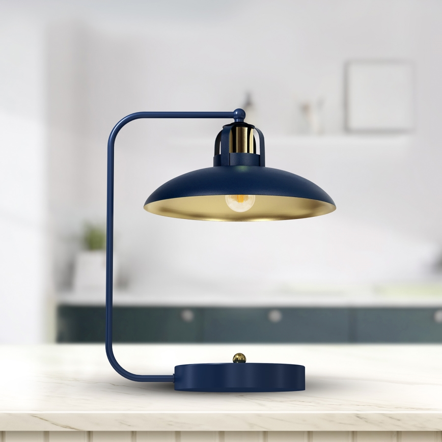 Brilagi - Bordlampe FLAMENGO 1xE27/60W/230V blå