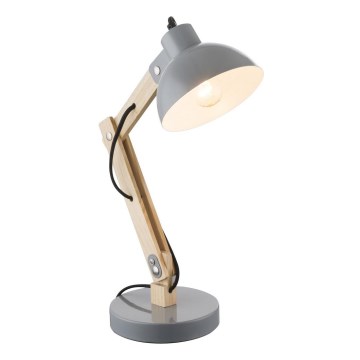 Brilagi - Bordlampe FOCUS 1xE27/40W/230V grå