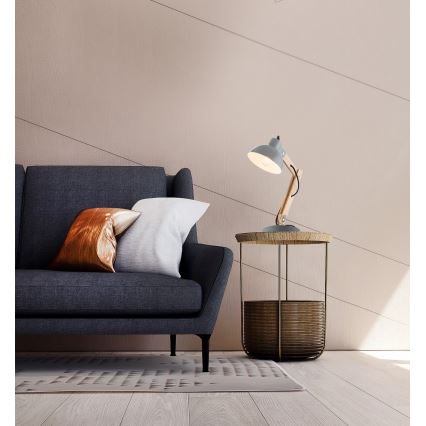 Brilagi - Bordlampe FOCUS 1xE27/40W/230V grå
