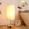 Brilagi - Bordlampe med USB-port TABLON 1xE27/25W/230V eg/beige/creme