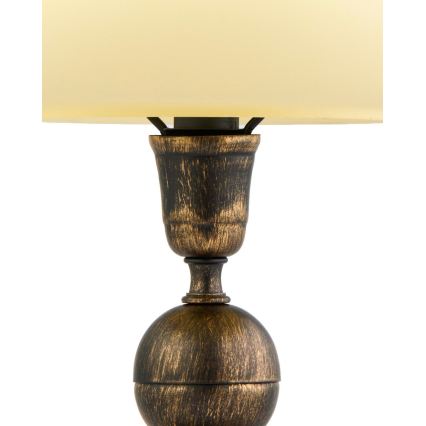 Brilagi - Bordlampe MOLLERO 1xE14/11W/230V bronze/patina