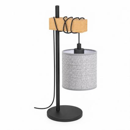 BRILAGI - Bordlampe NUBILA 1xE27/40W/230V brun/sort/grå