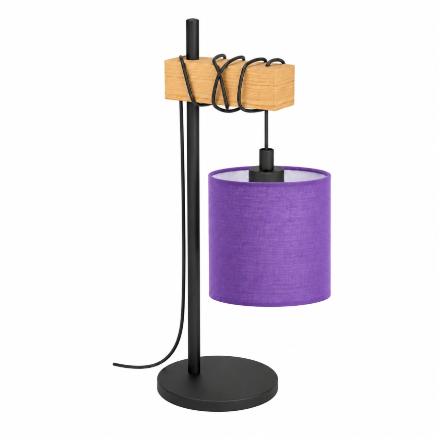 BRILAGI - Bordlampe NUBILA 1xE27/40W/230V brun/sort/lilla