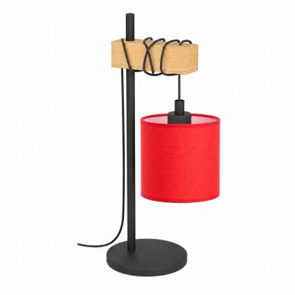 BRILAGI - Bordlampe NUBILA 1xE27/40W/230V brun/sort/rød