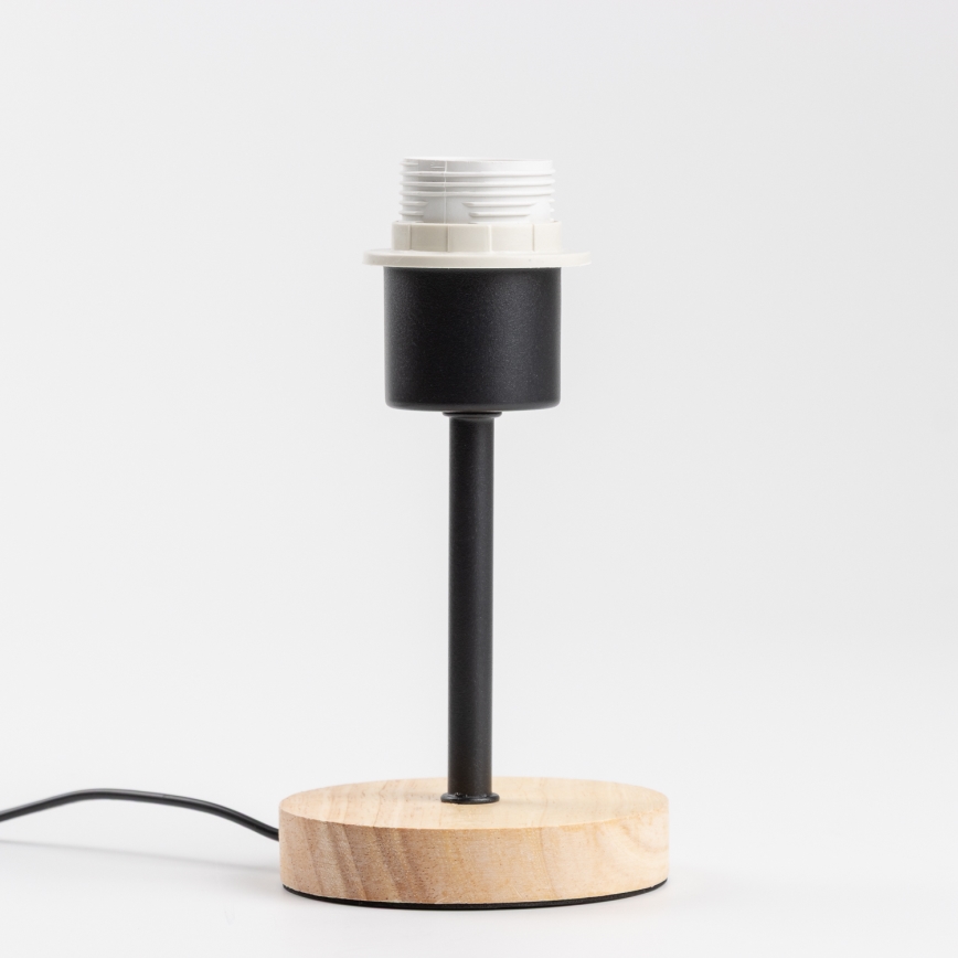 Brilagi - Bordlampe NUBILA WOOD 1xE27/25W/230V eg/grå
