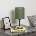 Brilagi - Bordlampe NUBILA WOOD 1xE27/25W/230V eg/grøn