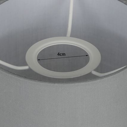 Brilagi - Bordlampe NUBILA WOOD 1xE27/25W/230V eg/sort/lysegrå