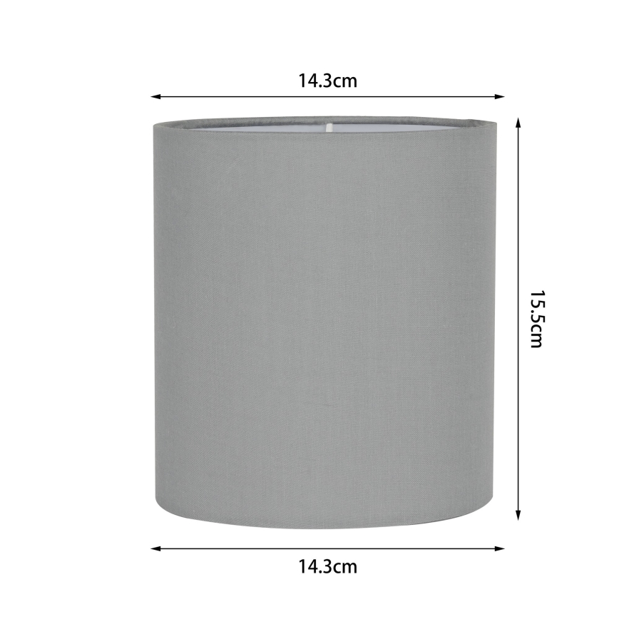 Brilagi - Bordlampe NUBILA WOOD 1xE27/25W/230V eg/sort/lysegrå