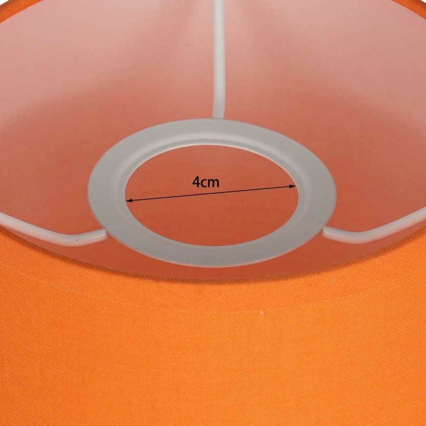 Brilagi - Bordlampe NUBILA WOOD 1xE27/25W/230V eg/sort/orange