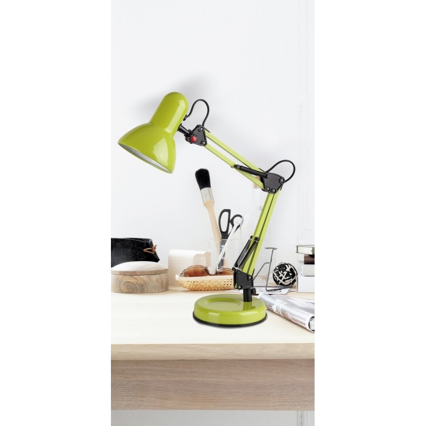 Brilagi - Bordlampe ROMERO 1xE27/60W/230V grøn