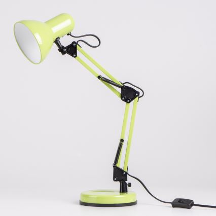 Brilagi - Bordlampe ROMERO 1xE27/60W/230V grøn